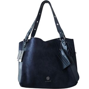 NEW! HOUSE OF HARLOW 1960 Navy Shoulder Bag Tote Purse CC Wallet Charm.